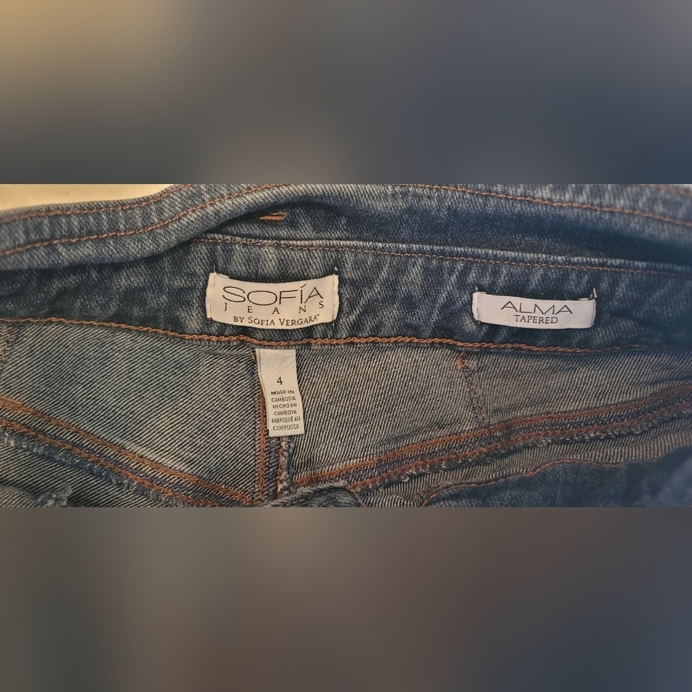 Sofia Jeans by Sofia Vergara Womens high waist corset jeans 26" Waist Sz 4 - Picture 8 of 16